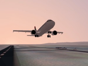 Take off plane